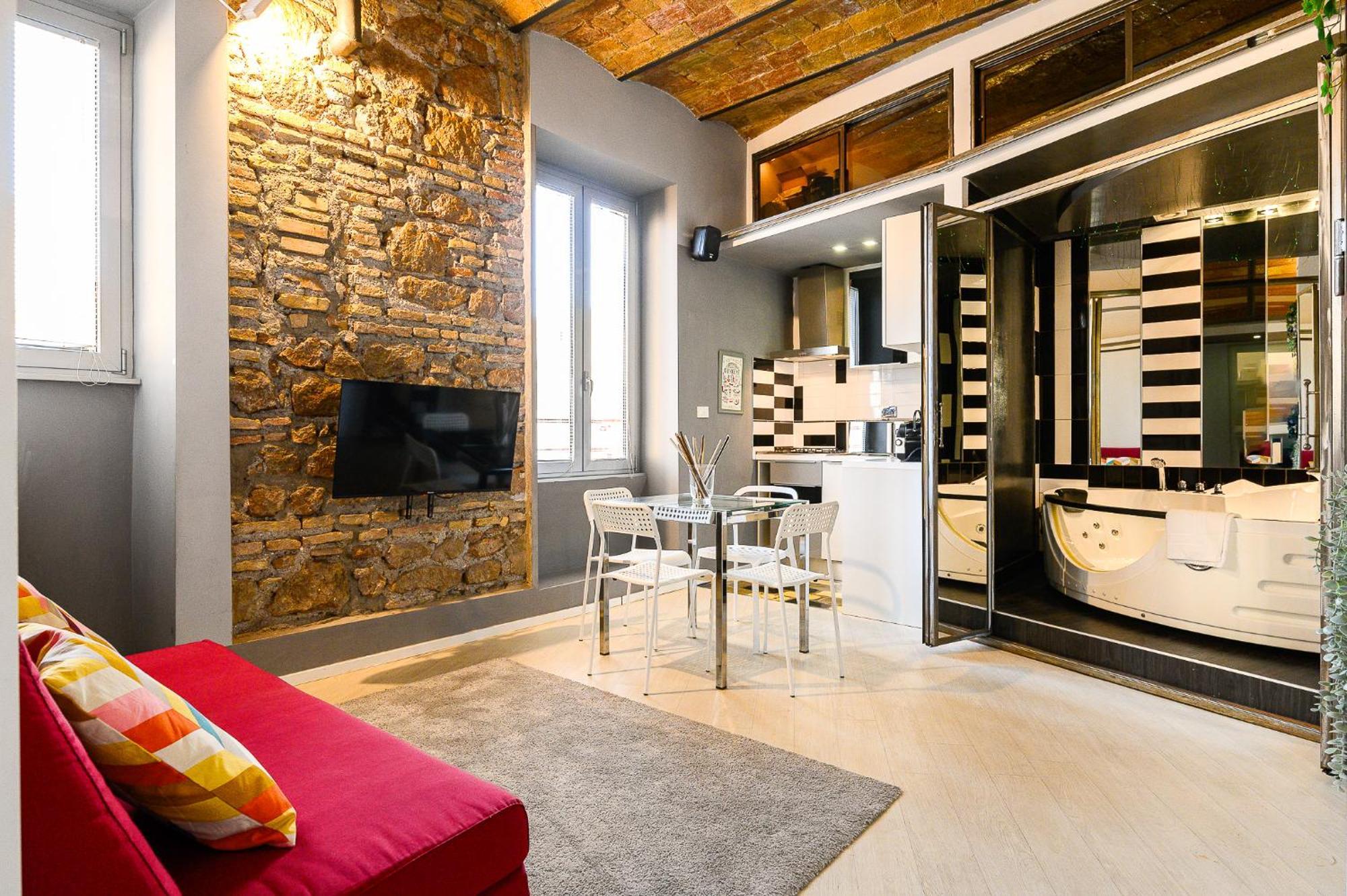 Stylish With Jacuzzi By Ndp Rent Apartamento Roma